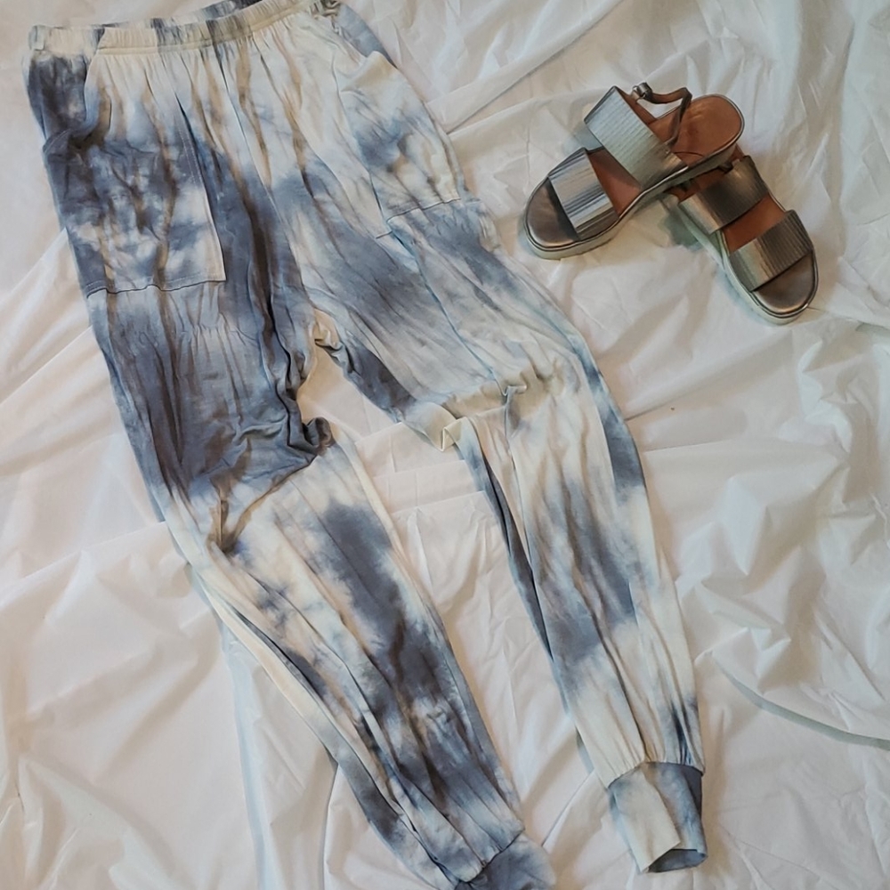 Bryn walker comfy tie dyed joggers